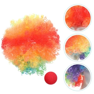 Explosion Kopf Perücke Cosplay flauschig lustig Clown Perücke Set Haar Perücke Cover - Bild 1 von 12