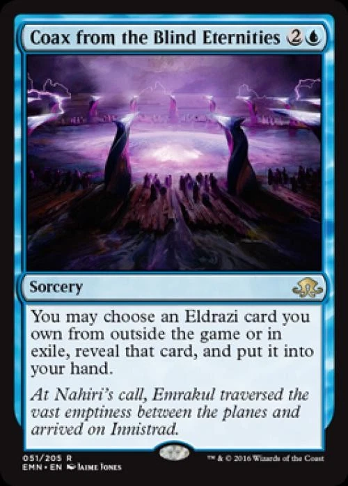 Coax from the Blind Eternities -Foil Light Play MTG Eldritch Moon - Image 1 of 1
