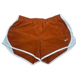 Nike Shorts Burnt Orange Running Dri-Fit Training Youth Large Women Small Texas - Picture 1 of 9