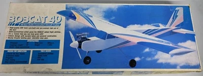 BOBCAT 40 40-Size Radio Controlled Aircraft Trainer Balsa ARF Kit 60" Wingspan - Image 1 of 2