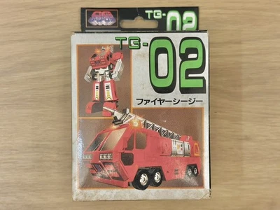 Taiwán Vintage Años 90 CG Robo TG-02 se transforma en un camión de bomberos coleccionable Foto 1 de 4