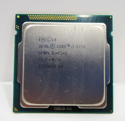 INTEL Core i7-3770 Processor @3.40GHz 1MB Socket 1155 SR0PK - Image 1 of 2