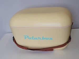Refrigerador retro Polar Box - amarillo y cian - Imagen 1 de 5