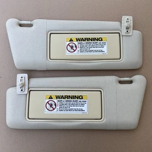 94-00 Mercedes W202 C230 Front Pair Left Right Sunvisor Sun Visor Shade Beige - Bild 1 von 14