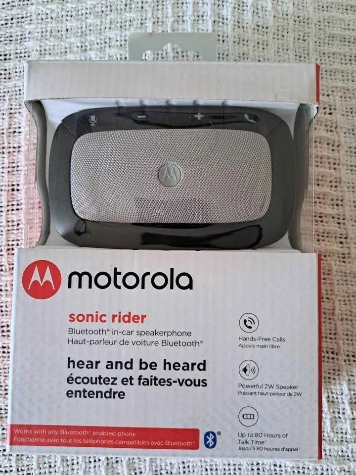Motorola Sonic Rider Bluetooth In-Car Wireless Speakerphone - Image 1 of 1
