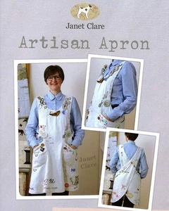 JANET CLARE "ARTISAN APRON" Sewing Pattern - Picture 1 of 6