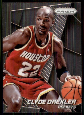 2014-15 Prizm #178 Clyde Drexler Houston Rockets - Image 1 of 2