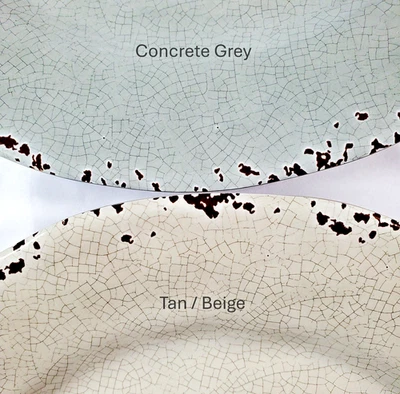 Platos de cena de melamina Tommy Bahama, 4-11” rústicos craquelados, tostados o grises Foto 1 de 3