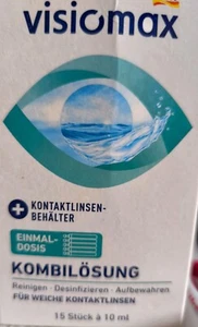 Visiomax Kombilösung 13 x 10 ml, + Kontaktlinsenbehälter neu - Bild 1 von 3
