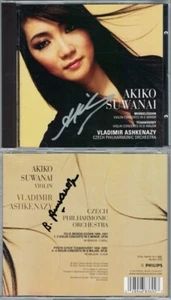 Akiko SUWANAI, ASHKENAZY Signed MENDELSSOHN TCHAIKOVSKY Violin Concerto CD 諏訪内晶子 - Picture 1 of 1