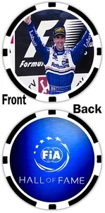 DAMON HILL - FIA HALL OF FAME - POKER CHIP - FORMULA 1 , F1 , BOXCARS - Bild 1 von 2