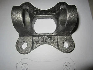 Jeep Ford 8.8 Flange Yoke 1310 XJ YJ TJ 8.8 To Jeep Driveshaft Dana Spicer - Picture 1 of 8