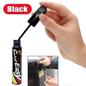Negro Car Paint Repair Pen Scratch Remover Touch Up Coat Applicator Fix Tool - Imagen 1 de 6