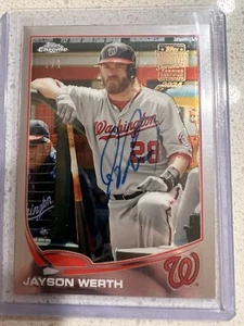 2024 Topps Archives Signature Series 1/1 Auto Jayson Werth nationals - Picture 1 of 2