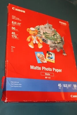 Фотобумага Canon (матовая) для струйной печати - 8,5x11 дюймов (буква) - 50 листов (C3) - Изображение 1 из 4