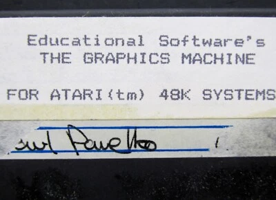 Proto's Graphic Machine, Atari  5.25 / 5 1/4" Floppy Disk, Educational S.W. '81 - Image 1 of 3