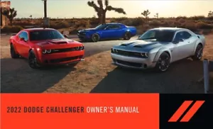 2022 Dodge Challenger Owners Manual User Guide - Picture 1 of 1