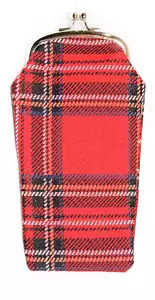 Signare, Brillenetui, Tartan, Schottenkaro, Knipsverschluss, Clan-Kilt, - Bild 1 von 4