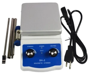 SH-2 1000 ml Agitador Magnético Mezclador Placa Caliente Agitador 110V Calidad Laboratorio para Líquido - Imagen 1 de 8