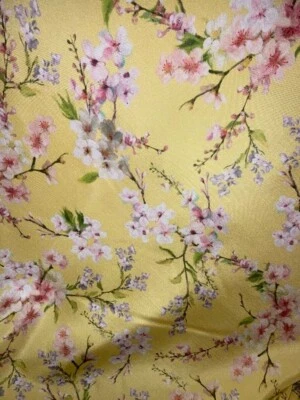 Auténtico Top de tela de vestido de lujo de diseñador francés. Seda 100% Made in Italy Foto 1 de 4