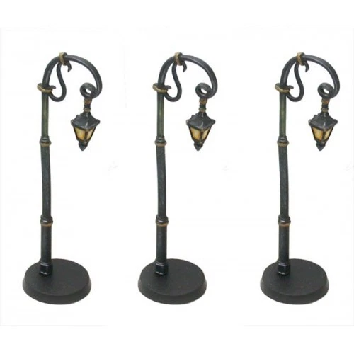 Armorcast 28mm Pewter ACCS016 Curved Neck Victorian Street Lamp Modern Terrain - Image 1 of 1