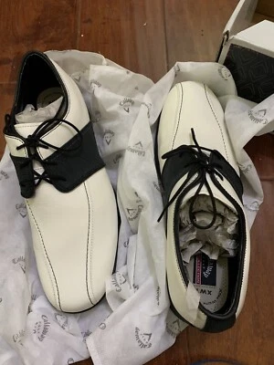 ZAPATOS DE GOLF CALLAWAY E-R-C de cuero Newbury XWT 10,5 IMPERMEABLES PARA HOMBRES m118 Foto 1 de 4