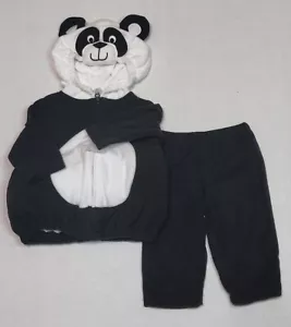 Carter's Panda Halloween Costume 3/6 6/9 12 18 or 24 Months Fleece Boy or Girl - Picture 1 of 5