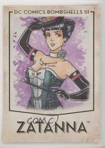 2019 Cryptozoic DC Bombshells Series III Gold Deco Foil Zatanna #62 2rz
