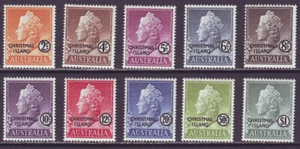 Christmas Island 1954 SC 1-10 MNH Set - Picture 1 of 2
