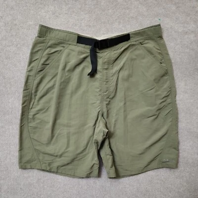 Shorts masculino de náilon Cabelas verde GG pesca ao ar livre com cinto - Imagem 1 de 4