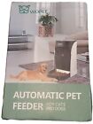 WOPET Automatic Pet Feeder Food Dispenser for Cats and Dogs Used Pre-Owned White