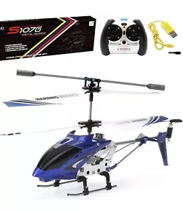 Syma S107G RC Helicopter with Gyro - Blue (S107G-R) - Picture 1 of 2