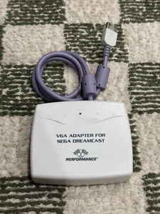 Sega Dreamcast VGA Adapter Box by Performance DC_PERF_VGA_ADAP_BOX AV To Video - Picture 1 of 8