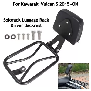 Luggage Rack Solorack Driver Backrest For Kawasaki Vulcan S ABS/SE/Cafe 2015-ON - Foto 1 di 24