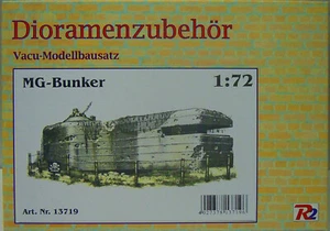 Bunker MG, accesorios de dioramas, 1:72, kit de modelo de vacío, R2, *NUEVO* - Imagen 1 de 2
