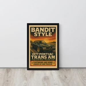 1977 Trans Am Poster - Picture 1 of 4