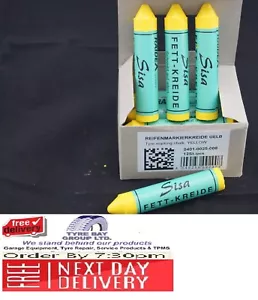 24 X RAIDEX YELLOW TYRE CHALK - Picture 1 of 1