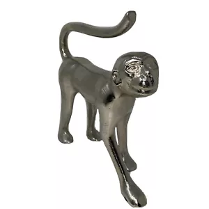 Sagebrook Metallguss gehender Affe Silber Statue �� Tiki Dekor - Bild 1 von 11