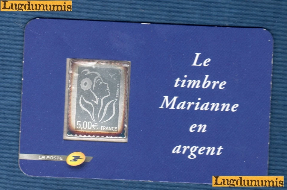 Francia N° 3925 Tipo Marianne De Muller Di Lamouche Adesivo Argento Nuovo Lusso - Immagine 1 di 1