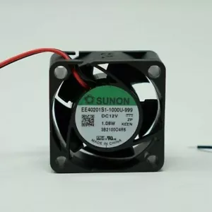 SUNON Fan 40x40x20mm EE40201S1-1000U-999 EB40201S1 Dc 12V 15.1m3/H 25.5 Dba - Picture 1 of 2