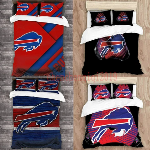 Buffalo Bills 3PCS Bedding Sets Duvet Cover & Pillowcases Comforter Cover Set Cover