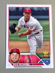 Reid Detmers 2023 Topps Serie 2 Rookie Cup 582 Montgomery Club Briefmarke #645 - Bild 1 von 2