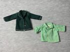 Sindy 1980 green Mix Match set gingham shirt dark jacket fit 12? doll