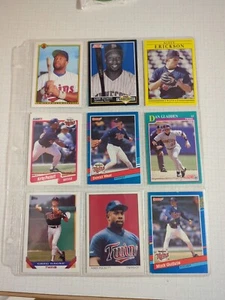 (12 Cards) Minnesota Twins - Kirby Puckett - Scott Erickson, David West & More - Picture 1 of 8