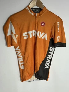 Castelli Radtrikot Strava Full Zip | Herren | Orange/Weiß | Large | Selten - Bild 1 von 12