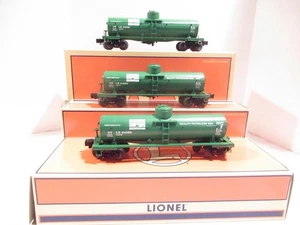 LIONEL - 26977- SINCLAIR METAL TANK CAR 3 PACK - NEW - H1C - SEALED - Picture 1 of 9