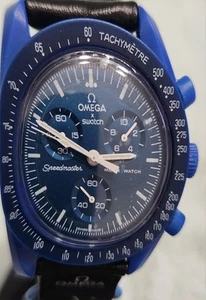 omega watch This non-limited model combines deep navy-blue tones with the - Picture 1 of 12