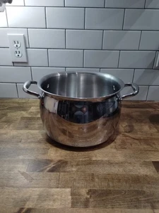Kirkland Signature Copper Core 8,5 QT Stockpot Acciaio Inox 18/10 Senza Coperchio - Foto 1 di 6