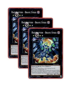 Yugioh! Raidraptor - Brave Strix PHNI-EN046 (SR) 1° Edizione 3x "Supporto Raidraptor" - Foto 1 di 1