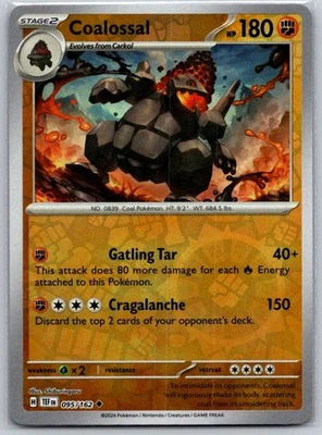 Coalossal 095/162 Reverse Holo SV05: Temporal Forces NM - Image 1 of 2